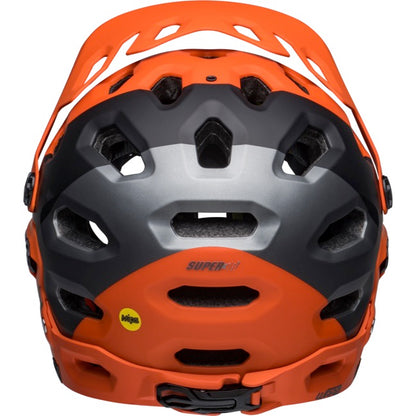 Bell Super 3R MIPS Full Face Helmet - Matt Orange-Black
