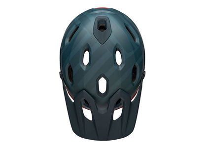 Bell Super DH Spherical Full Face Helmet - Matt Blue-Crimson