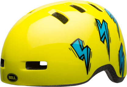 Bell Lil Ripper Child Helmet - Hi Viz-Blue Bolt - 2020 Hi Viz - Blue Bolt One Size 48-55 cm