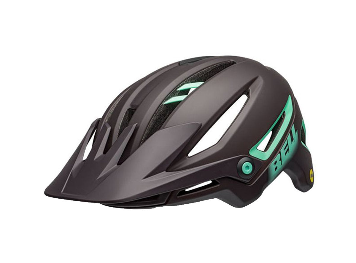 Bell Sixer MIPS MTB Helmet - Matt Gloss Dark Brown-Mint - 2020 Matt Gloss Dark Brown - Mint Small 
