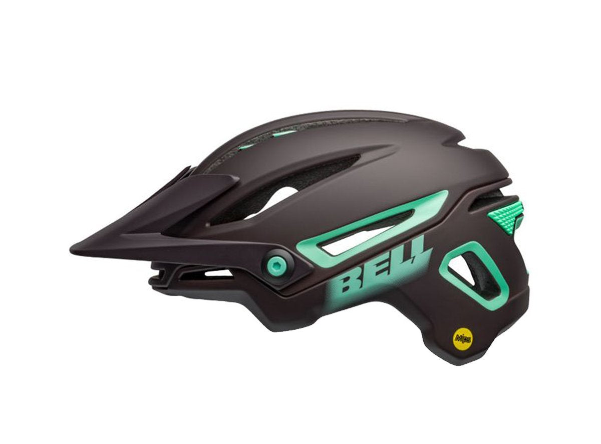 Bell Sixer MIPS MTB Helmet - Matt Gloss Dark Brown-Mint
