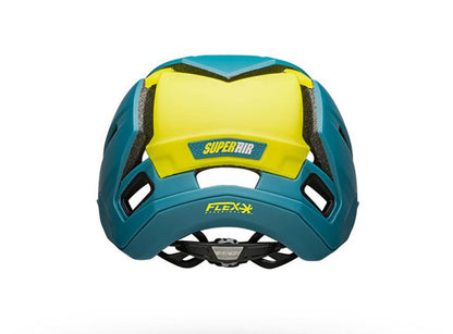 Bell Super Air MIPS MTB Helmet - Matt Gloss Blue-Hi Viz