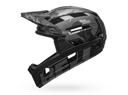 Bell Super Air R Spherical Full Face Helmet - Matt Gloss Black-Camo