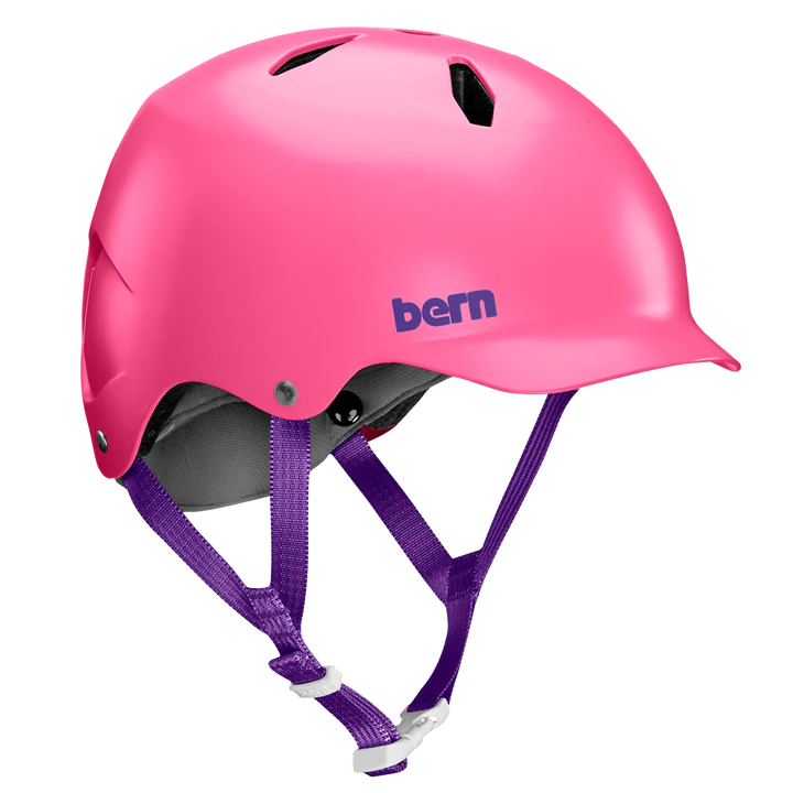 Bern Bandito EPS Helmet - Youth - Satin Pink Satin Pink Small/Medium 