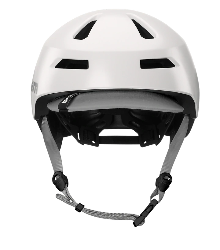 Bern Brentwood 2.0 MIPS Helmet with Visor - Satin White