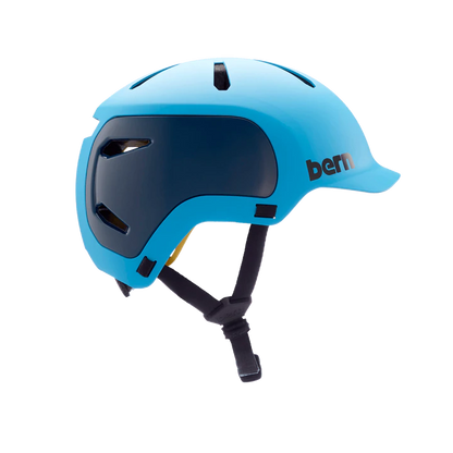 Bern Watts 2.0 Helmet - Matt Ocean Blue