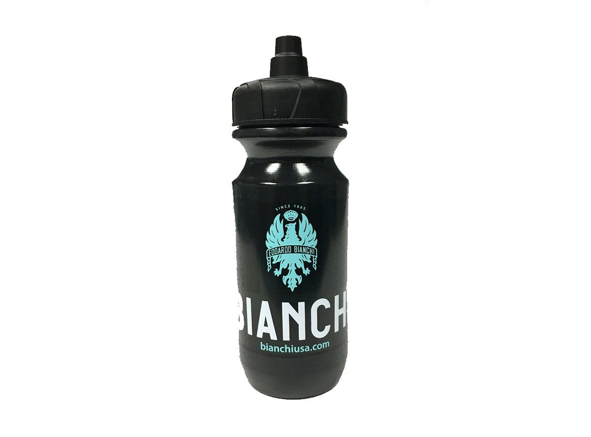 Bianchi Powerflow Hydration Bottle - 21oz - Black Black  