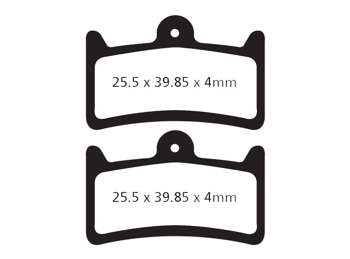 Braking Italy MTB Disc Brake Pad - Hope V4 Carbo-Metallic  