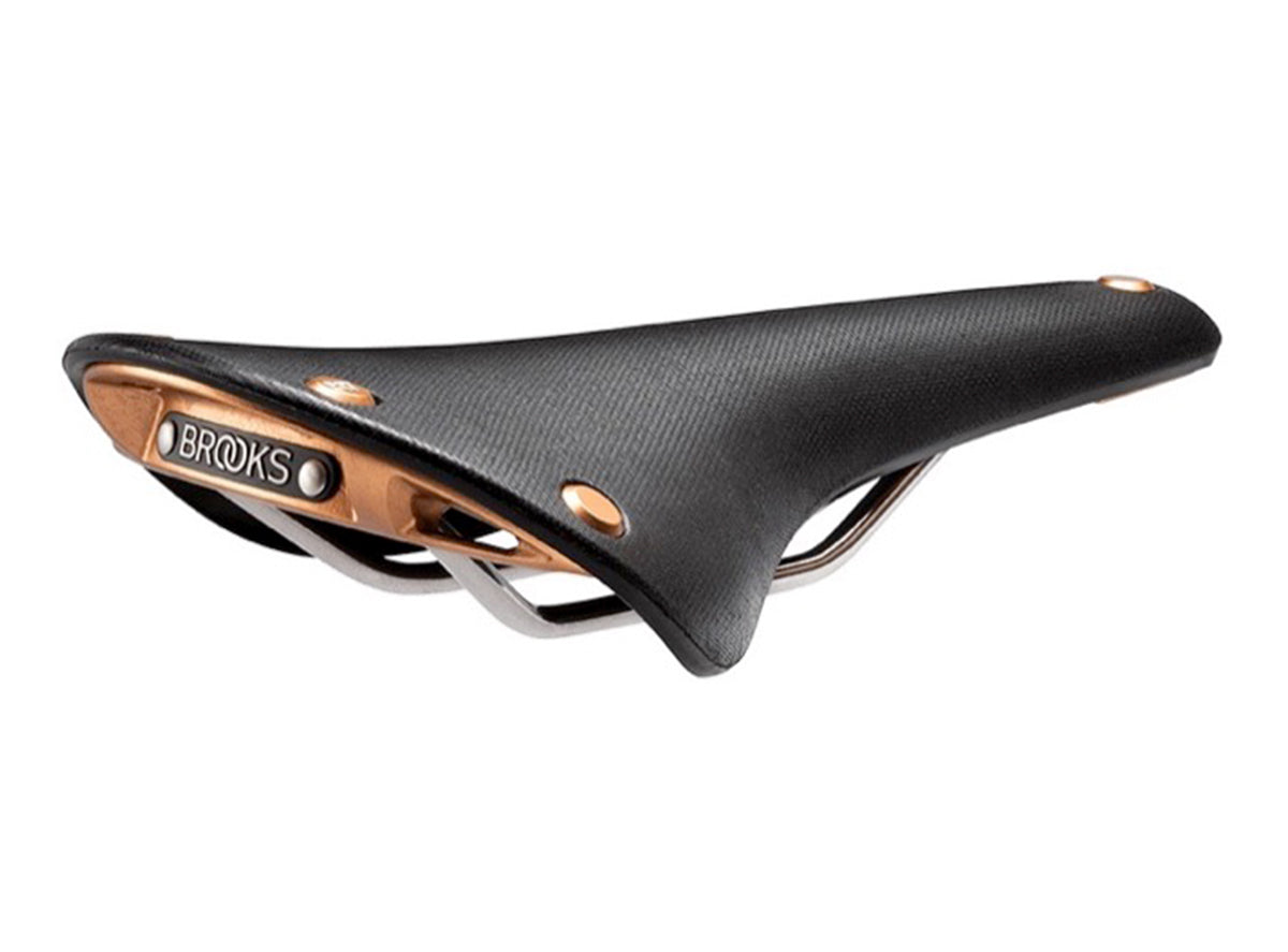 Brooks Cambium Saddle C17 - Special Black - Copper Rivets Black - Copper  