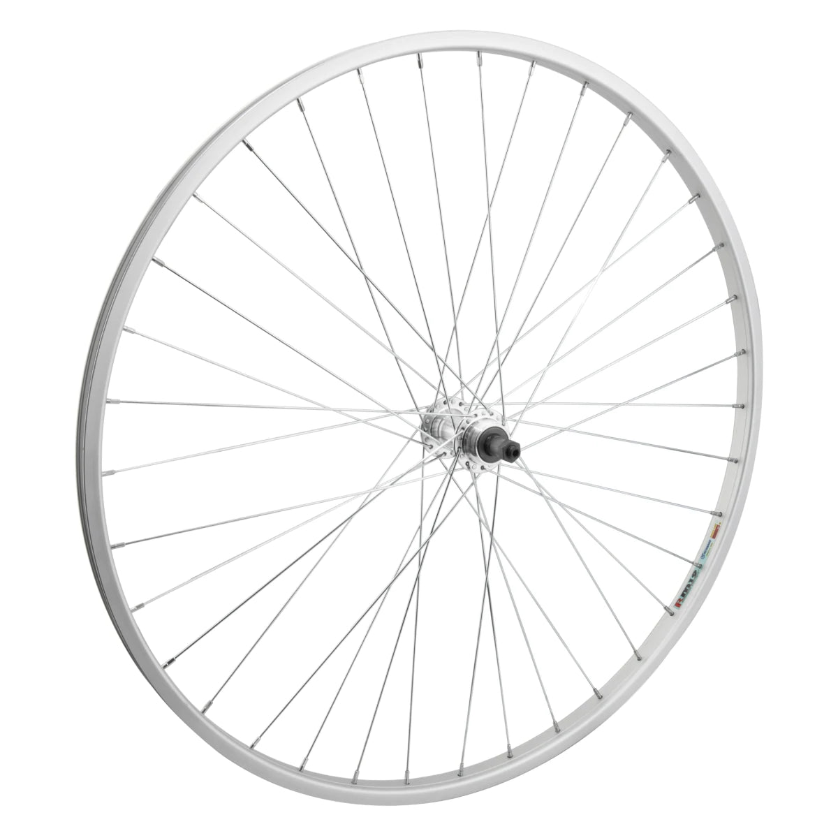 CBO Generic 27" Aluminium Road Free Wheel - Rear Silver 27" x 1.1/4" - QR 36h