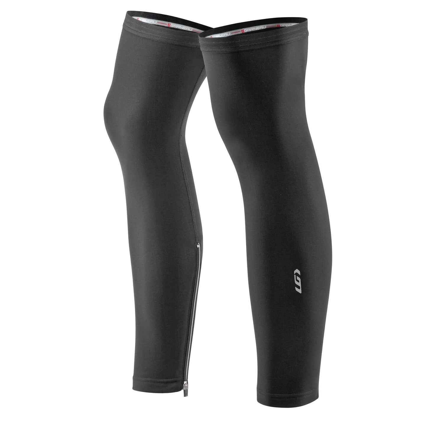 Louis Garneau Zip 2 Leg Warmer - Black Black Small 