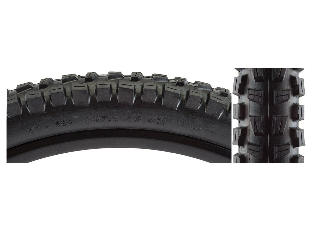 CST Tires BFT 27.5" Wire MTB Tire - Single Compound - Black Black 2.4" 