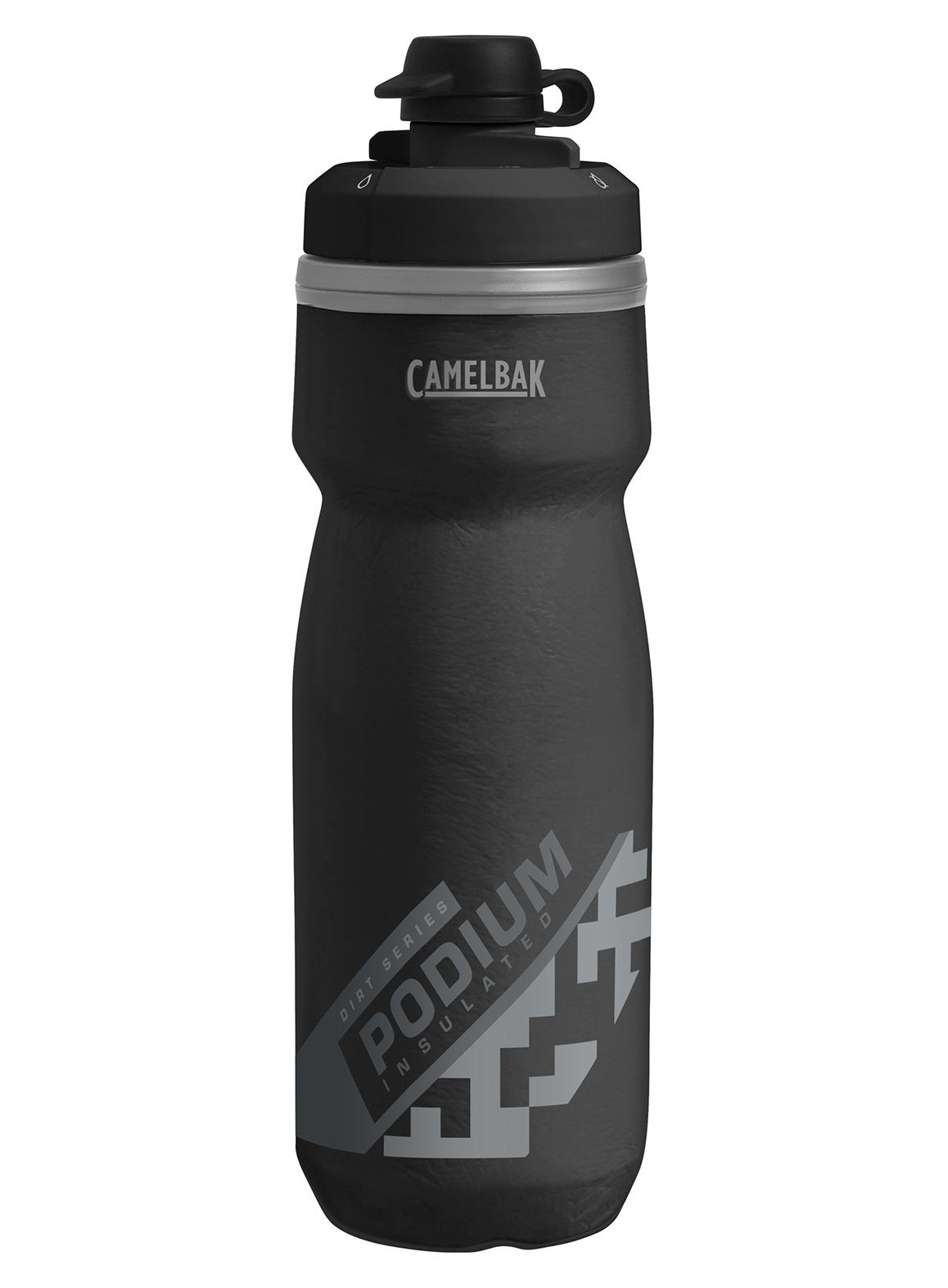 Camelbak Podium Chill Water Bottle - Dirt Series - 21oz - Black Black  