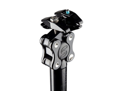Cane Creek EESILK 2.0 Aluminum Suspension Seatpost - 31.6 - Black Black 31.6mm - 375mm 
