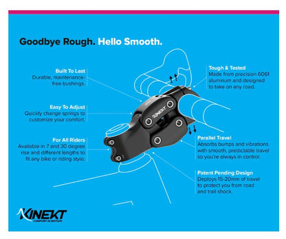 Kinekt Active Suspension 31.8 Comfort+ High Rise MTB Stem
