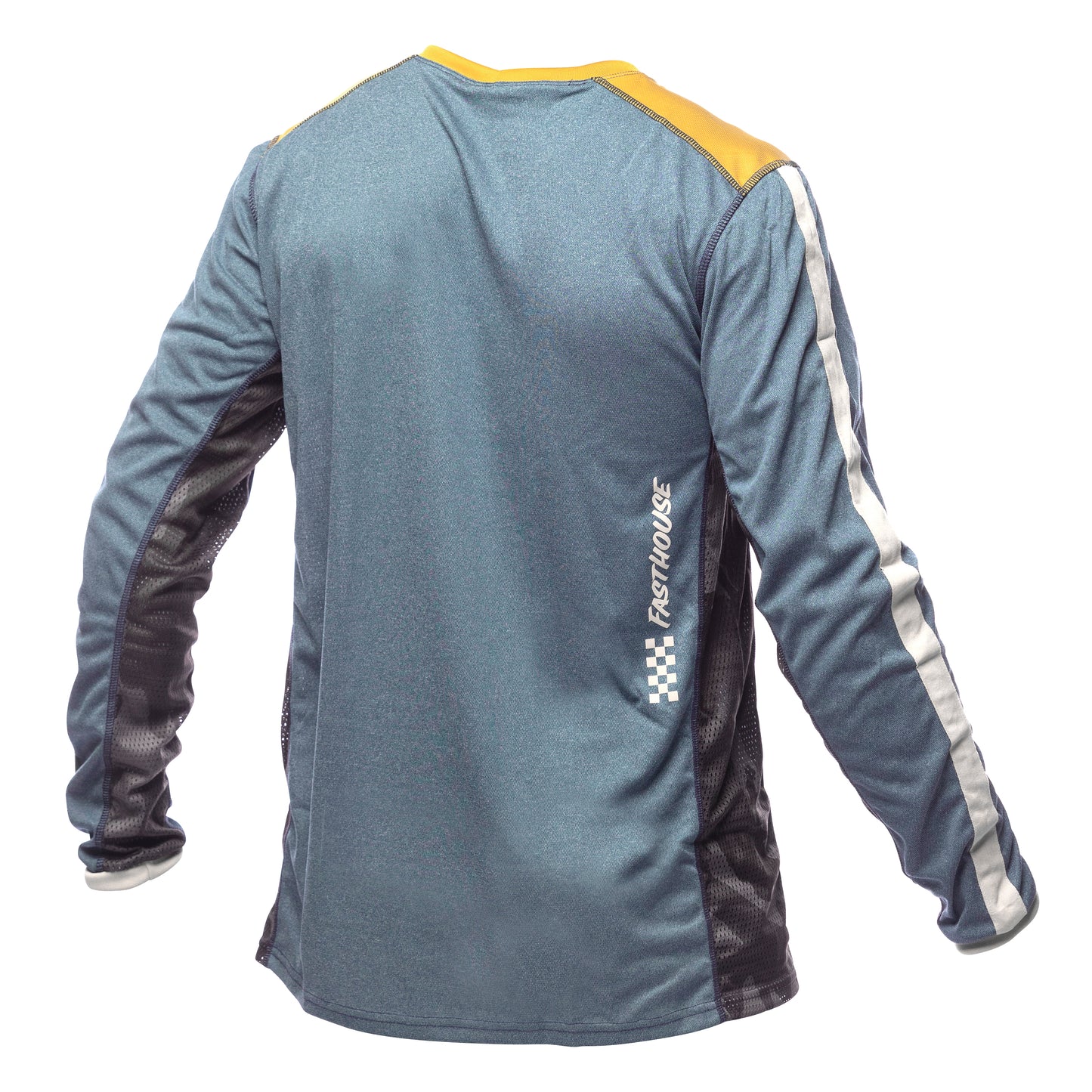 Fasthouse Classic Acadia Long Sleeve MTB Jersey - Youth - Heather Indigo