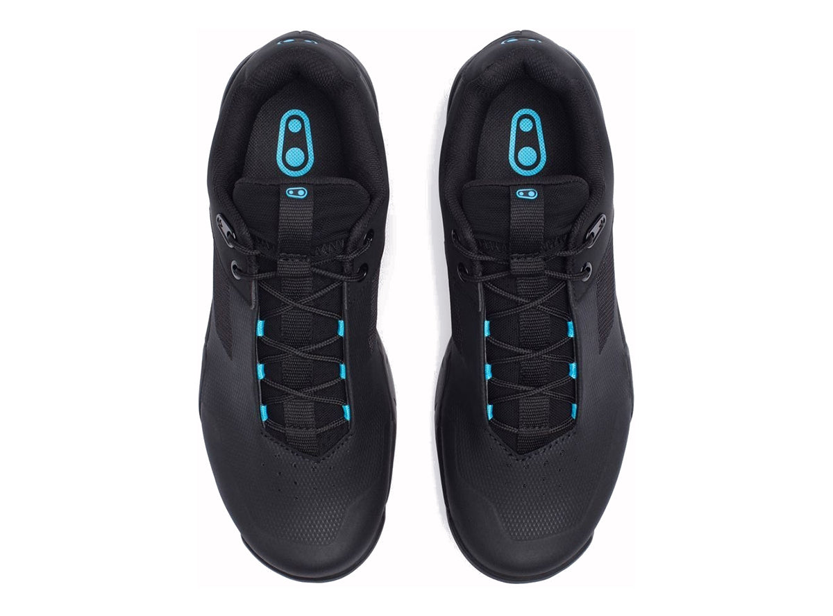 Crank Brothers Mallet E Lace MTB Shoe - Black-Blue-Black