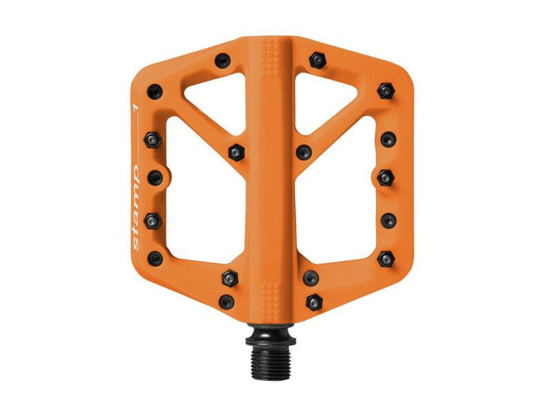 Crank Brothers Stamp 1 Platform Pedals - Orange Orange Small 