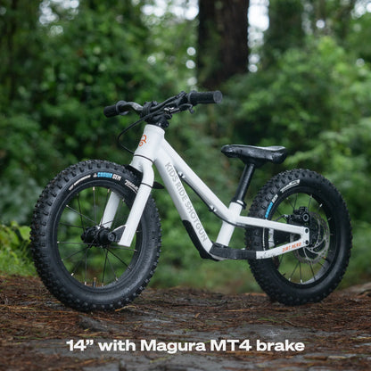 Shotgun Dirt Hero 12" Push Bike with Disc Brake - White