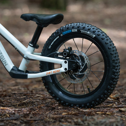 Shotgun Dirt Hero 12" Push Bike with Disc Brake - White
