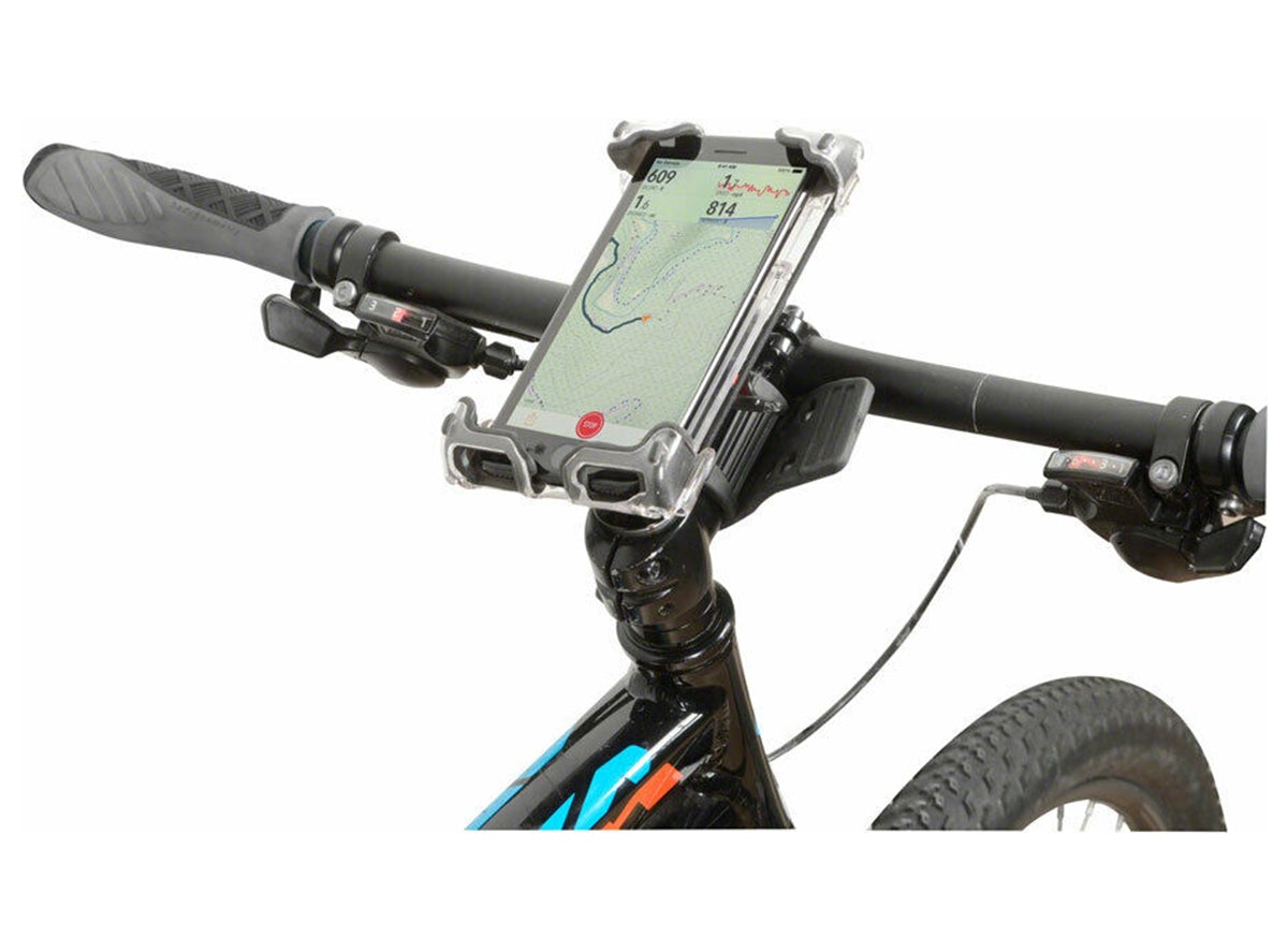 Delta Hefty Holder Plus Smartphone Bike Mount - Clear Gray Clear Gray  