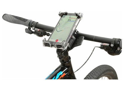 Delta Hefty Holder Plus Smartphone Bike Mount - Clear Gray Clear Gray  