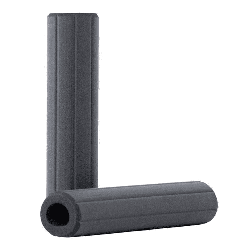 ESI Ribbed Extra Chunky Silicone MTB Grips - Black Black 130mm 