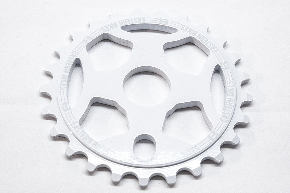 Eastern Phorcys 25t BMX Sprocket - Matt White Gloss White  