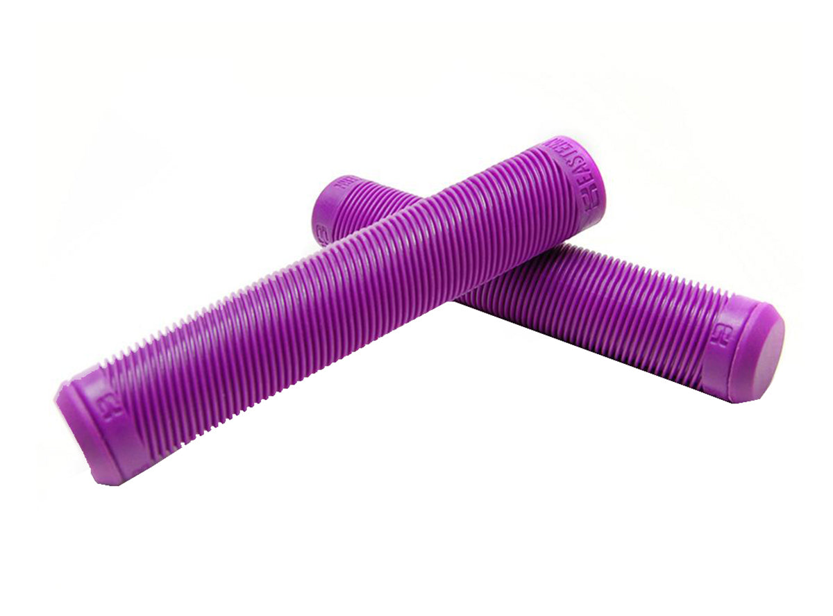 Eastern Riblet Flangeless BMX Grips - Purple Purple  