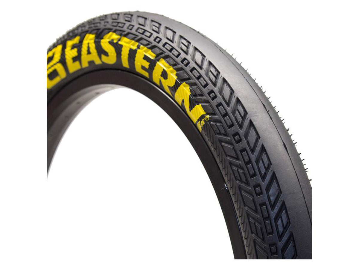 Eastern Squealer 20" BMX Tire - Black-Yellow Logo Black -Yellow Logo 2.4" 