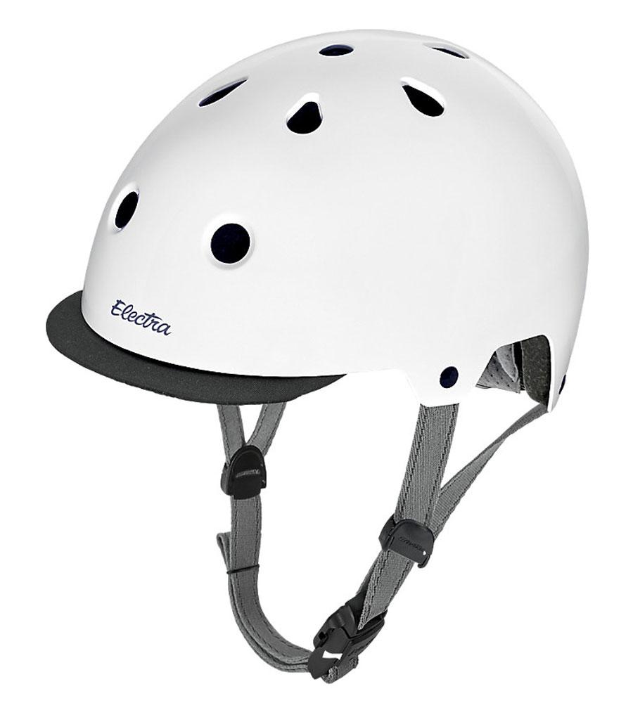Electra Solid Color Bike Helmet - Gloss White Gloss White Small 