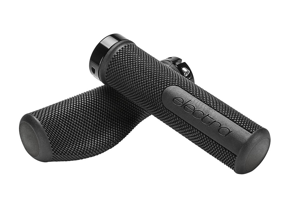 Electra Townie Ergo Grips - Black Black Long 