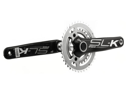 FSA SL-K PF30 10 Spd Crankset - Carbon-White Carbon - White 175mm - 40-28t 