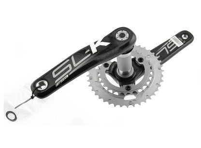 FSA SL-K PF30 10 Spd Crankset - Carbon-White