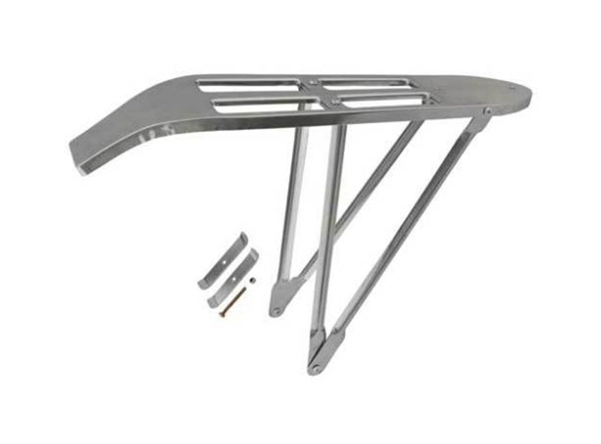 F&R Cycle Beach Cruiser Rear Rack - Chrome Chrome  