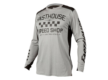 Fasthouse Alloy Roam Long Sleeve MTB Jersey - Heather Gray Heather Gray X-Large 
