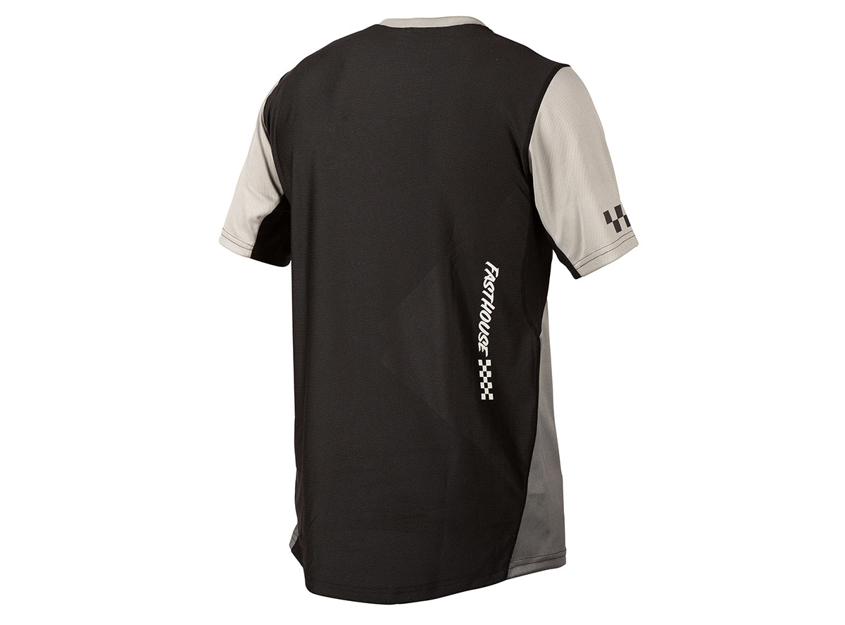Fasthouse Alloy Slade Short Sleeve MTB Jersey - Gray-Black