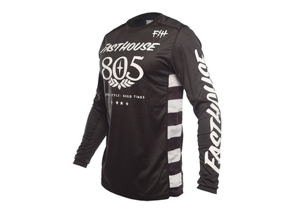 Fasthouse Classic 805 Long Sleeve MTB Jersey - Black Black Small 