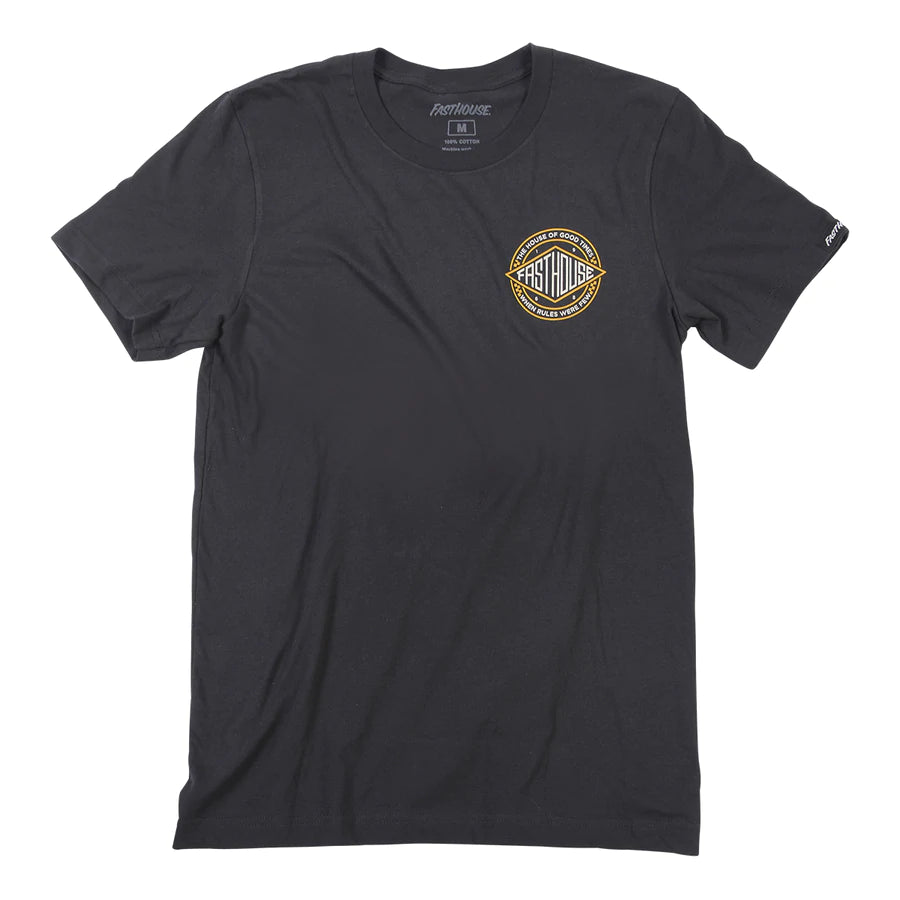 Fasthouse Coastal Tee - Black - 2022 Black Small 
