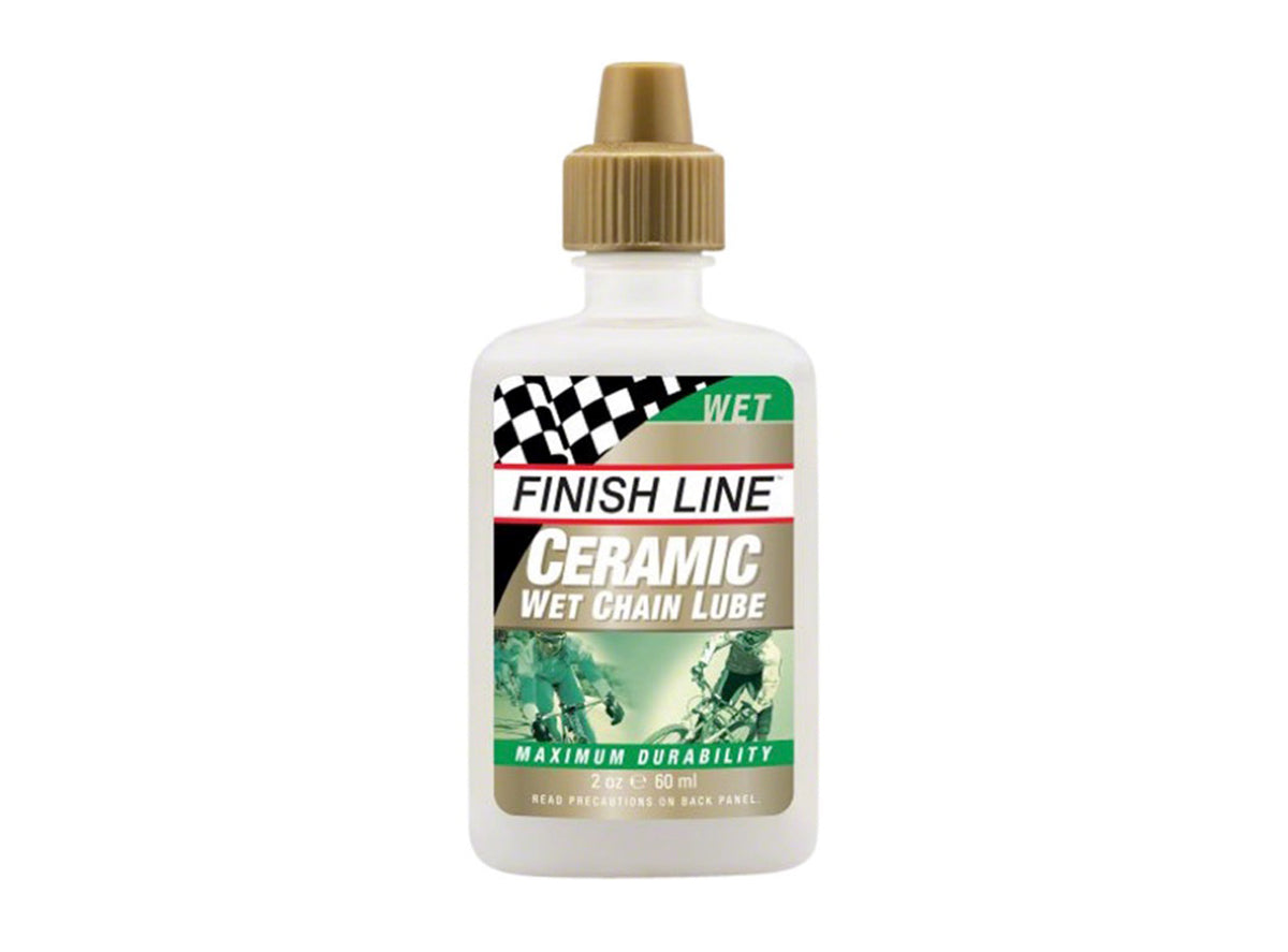 Finish Line Ceramic Wet Chain Lube Gold - Green 2oz 