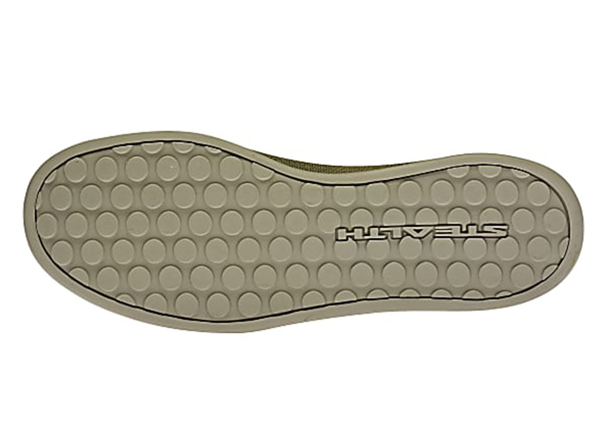 Five Ten Sleuth DLX Canvas Flat Pedal Shoe - Focus Olive-Core Black-Pulse Lime - 2022