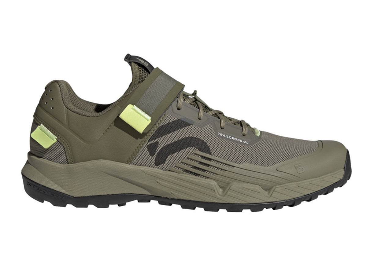 Five Ten Trailcross Clip-In MTB Shoe - Orbit Green-Carbon-Pulse Lime