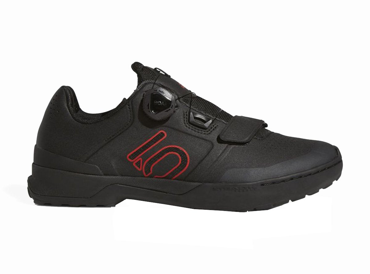 Five Ten Kestrel PRO BOA Clipless MTB Shoe - Black - Red - Gray Six - 2019 Black - Red - Gray Six US 6 