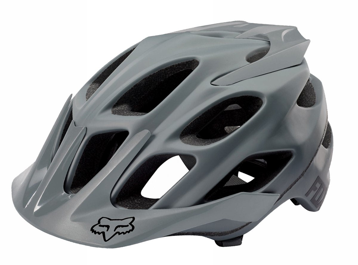Fox Racing Flux Solids MTB Helmet - Gray Gray Large/X-Large 
