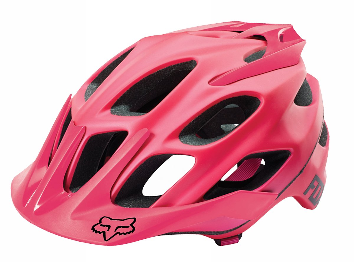 Fox Racing Flux Solids MTB Helmet - Pink Pink Large/X-Large 