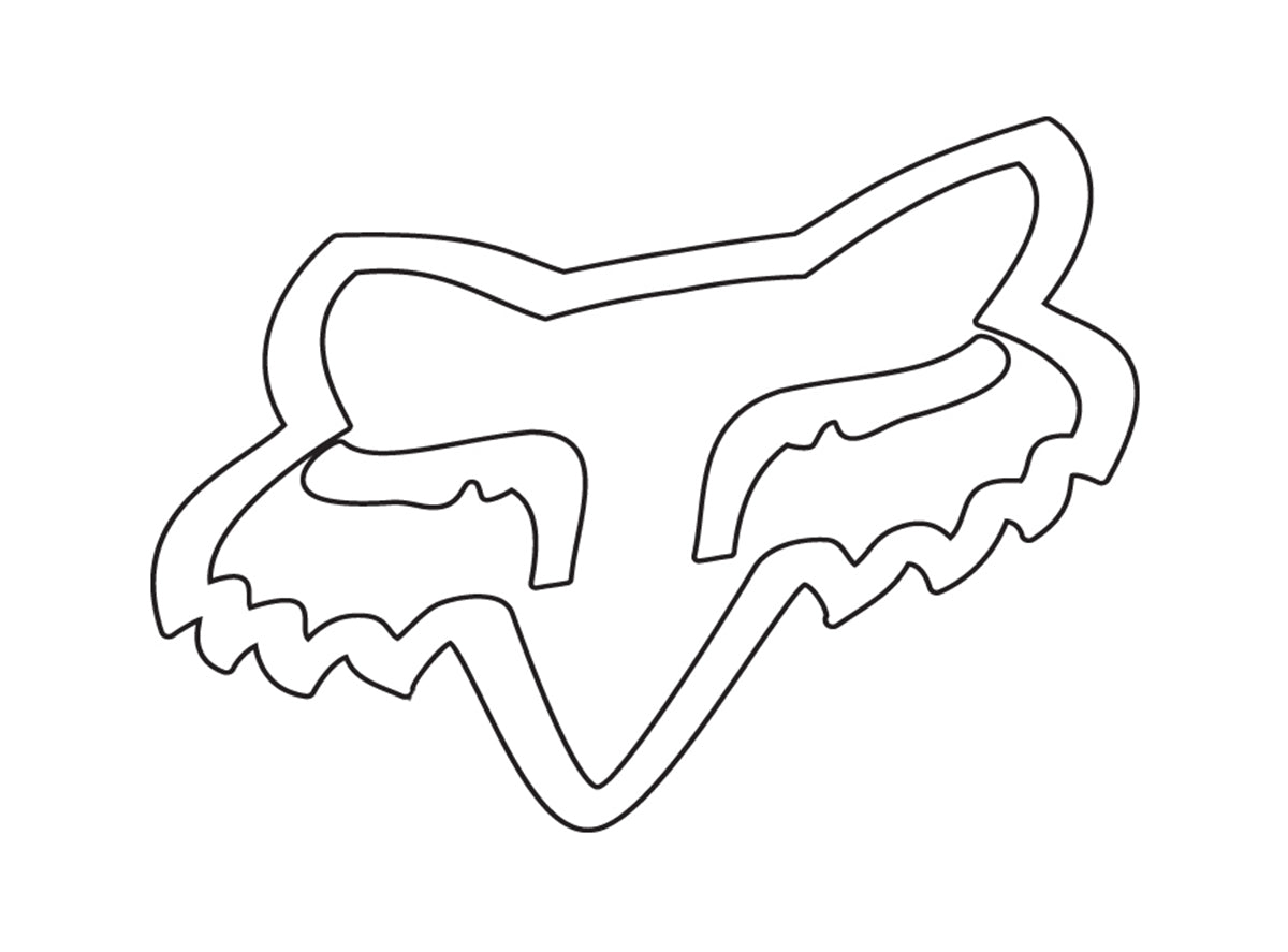 Fox Racing Foxhead TDC Sticker - 18"