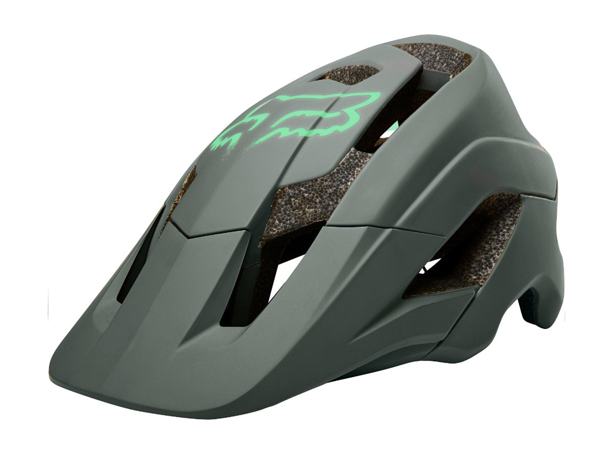 Fox Racing Metah Solids MTB Helmet - Dark Green - 2017 Dark Green Medium/Large 