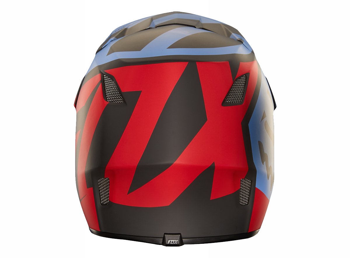 Fox Racing Rampage Comp Creo Full Face Helmet - Blue-Red