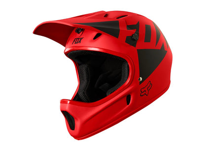 Fox Racing Rampage Landi Full Face Helmet - Bright Red Bright Red Small 