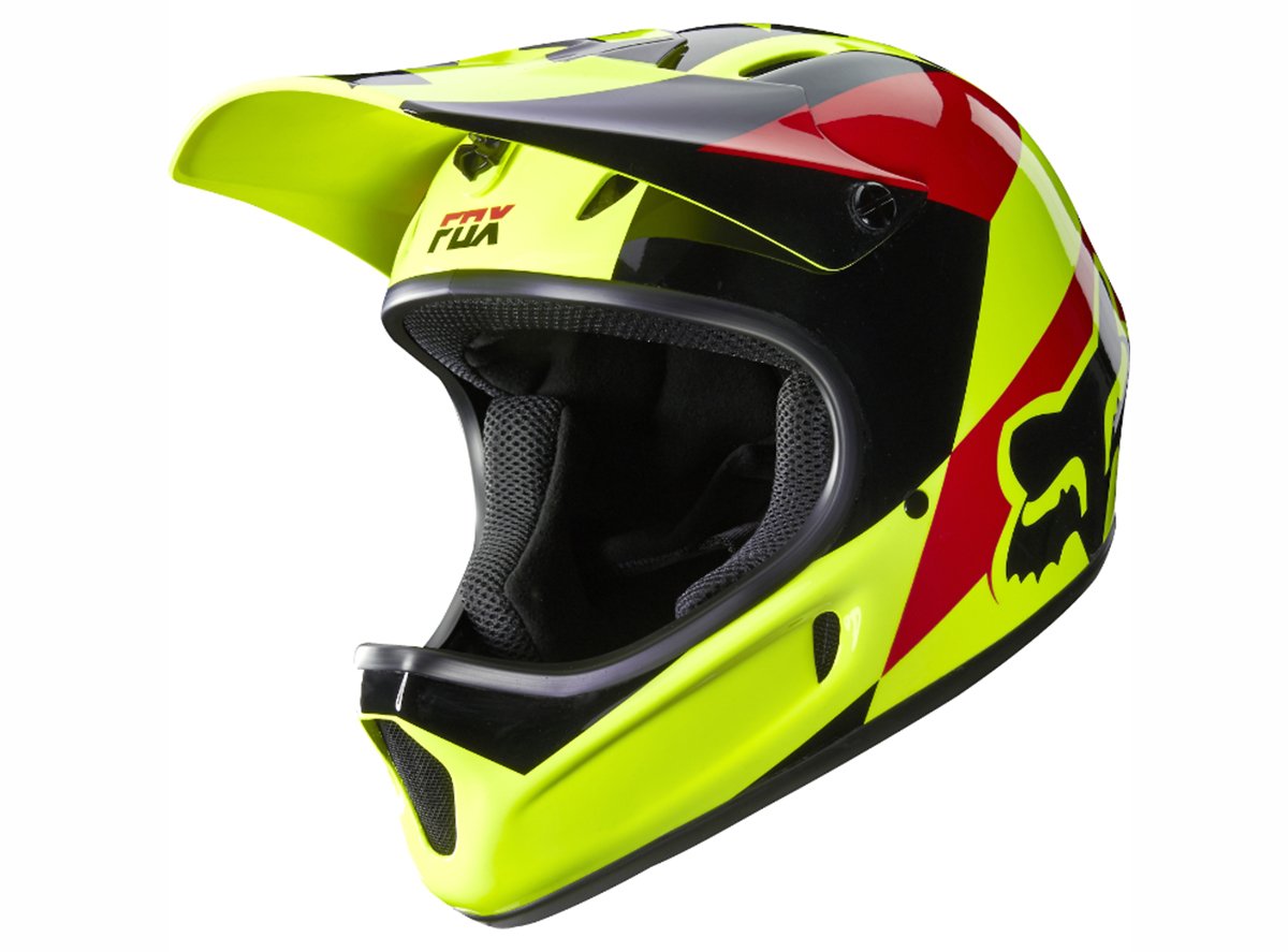 Fox Racing Rampage Mako Full Face Helmet - Yellow Yellow Medium 